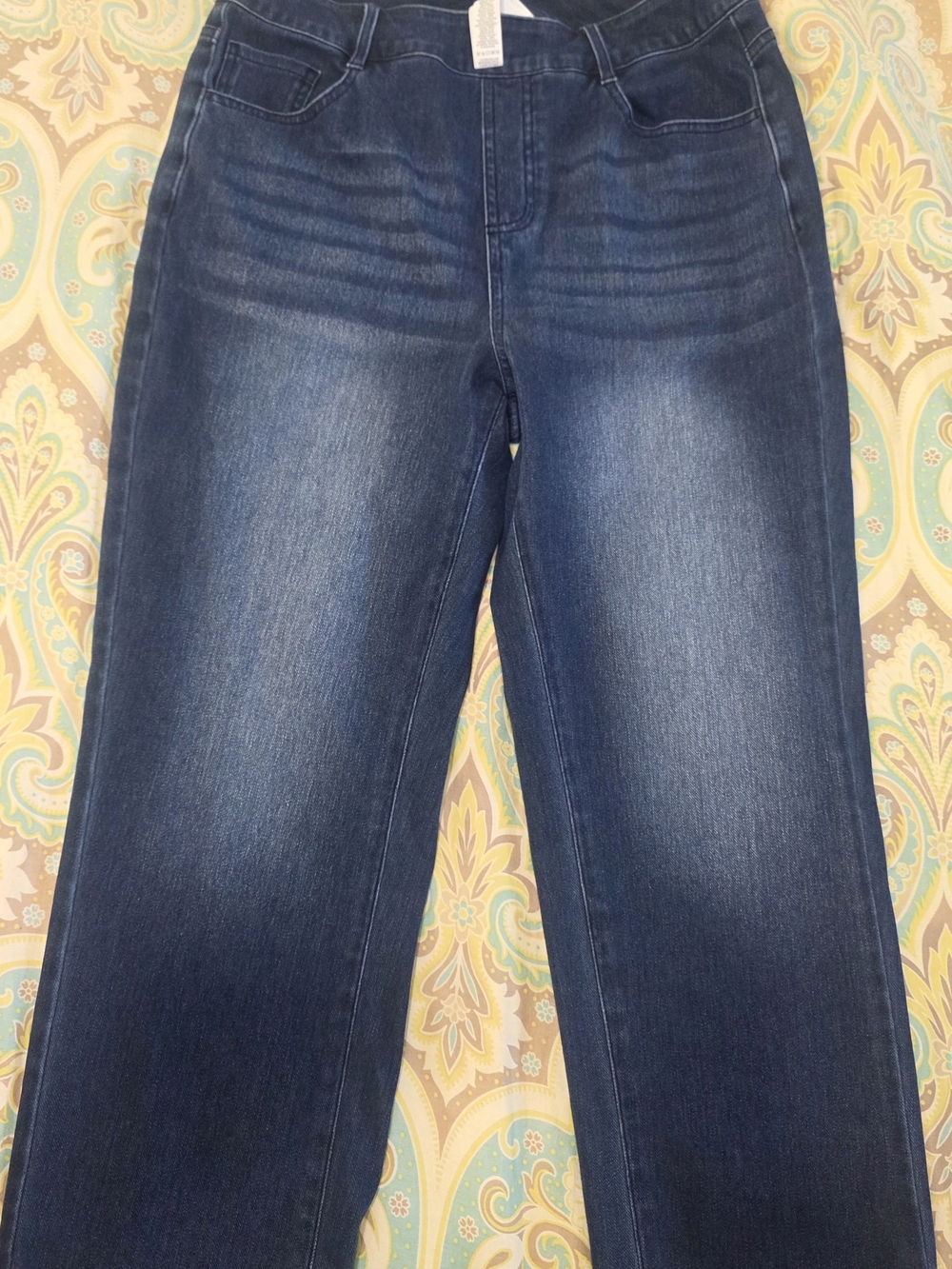 HALARA Women's Dark Blue Flare Jeans